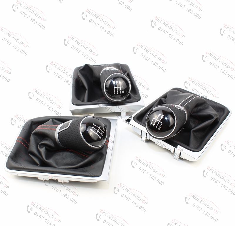 Nuca piele perforata Passat B6,CC,3C,B7 in 5 sau 6 viteze cu manson schimbator